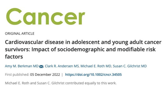 Enfermedad cardiovascular entre jóvenes supervivientes de cáncer: impacto de los factores de riesgo sociodemográficos y modificables
