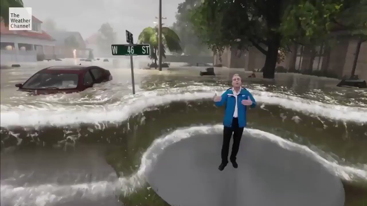 These are weather broadcasts from The Weather Channel by @weatherchannel @gigadgets_ #AI #AR #AugmentedReality #VirtualReality #VR #Digital #Innovation Cc: @baski_la @dmavrakis https://t.co/ZGMWillU4R