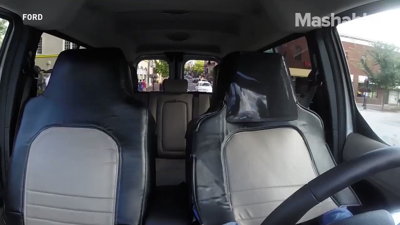 This is test how human react to seeing an #AutonomousCar without a driver on the street by @mashable #ArtificialIntelligence #MI #Robotics #Innovation  Cc: @alvinfoo https://t.co/8ChAockpYF