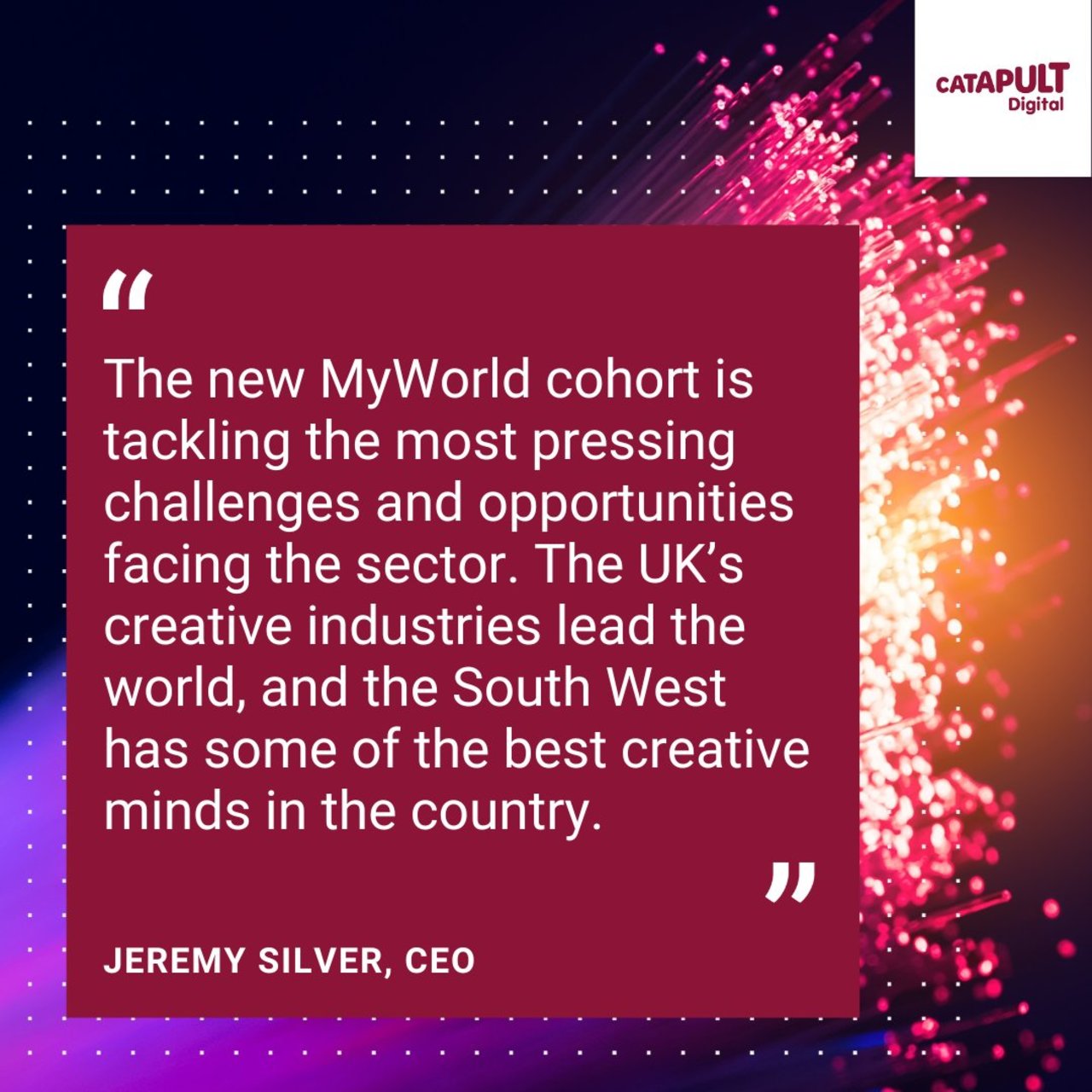  Calling all #creative innovators in the West of England! Discover how Digital Catapult & @BristolUni's @MyWorldCreates project is fostering #innovation for screen-based media  https://ow.ly/6hYc50P69rB https://t.co/QBsvlySHua